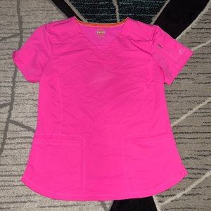 Neon bright pink 💓 dickies scrub top, good condition!